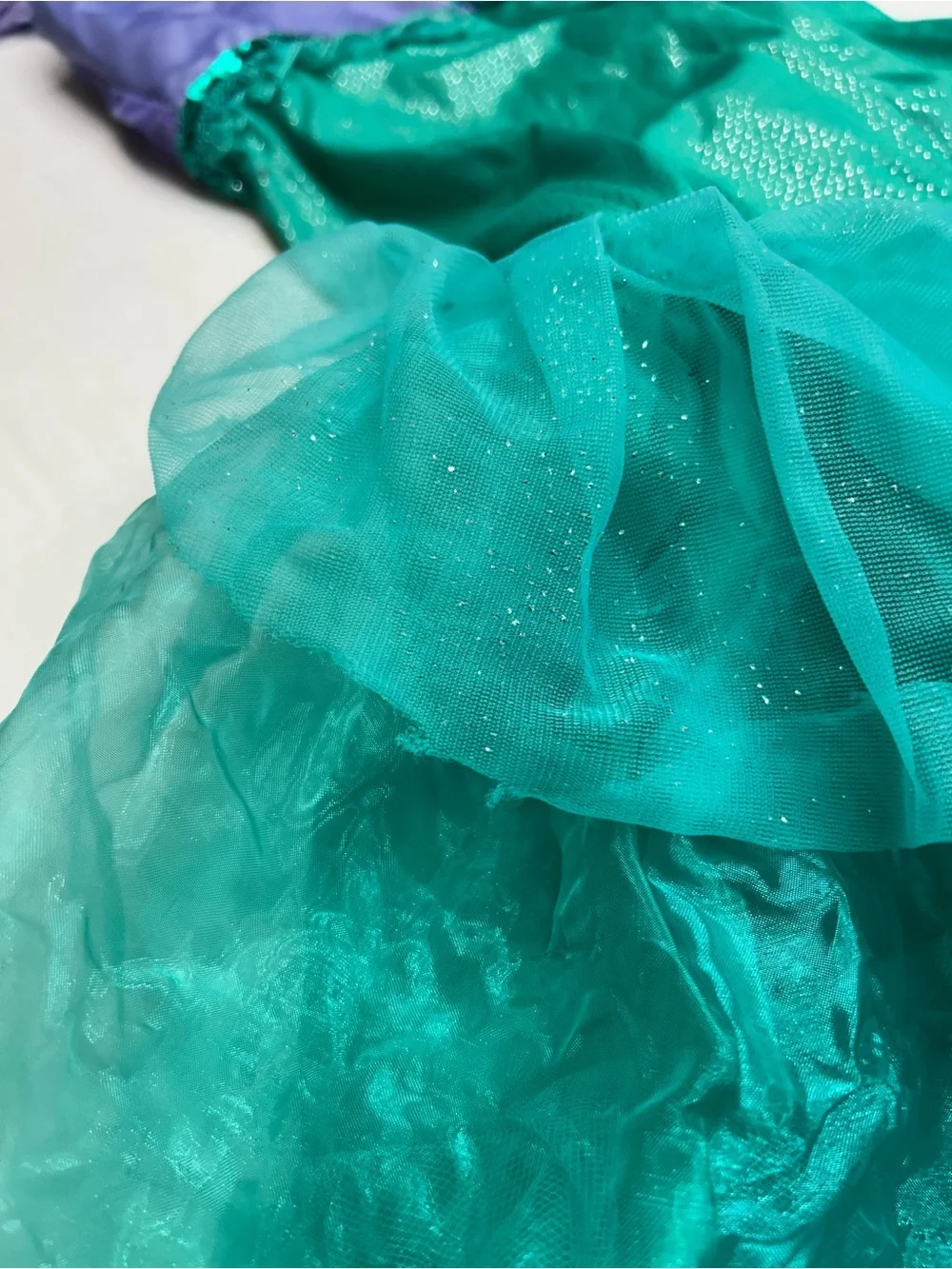 Disney Princess Ariel The Little Mermaid Costume Dress Toddler Girls Size 3T-4T